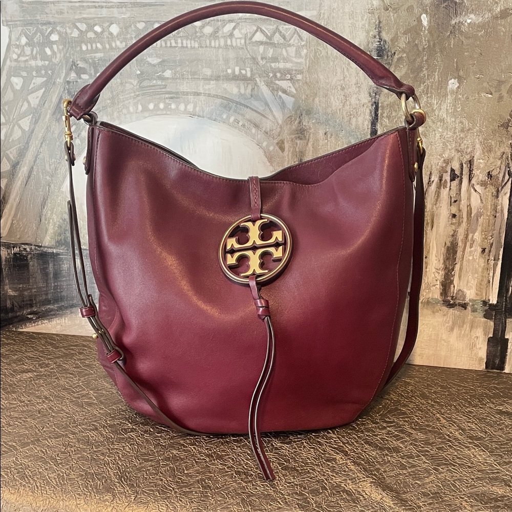 ❤️🤍💙Tory Burch Miller Hobo Shoulder Bag - Picture 2 of 16
